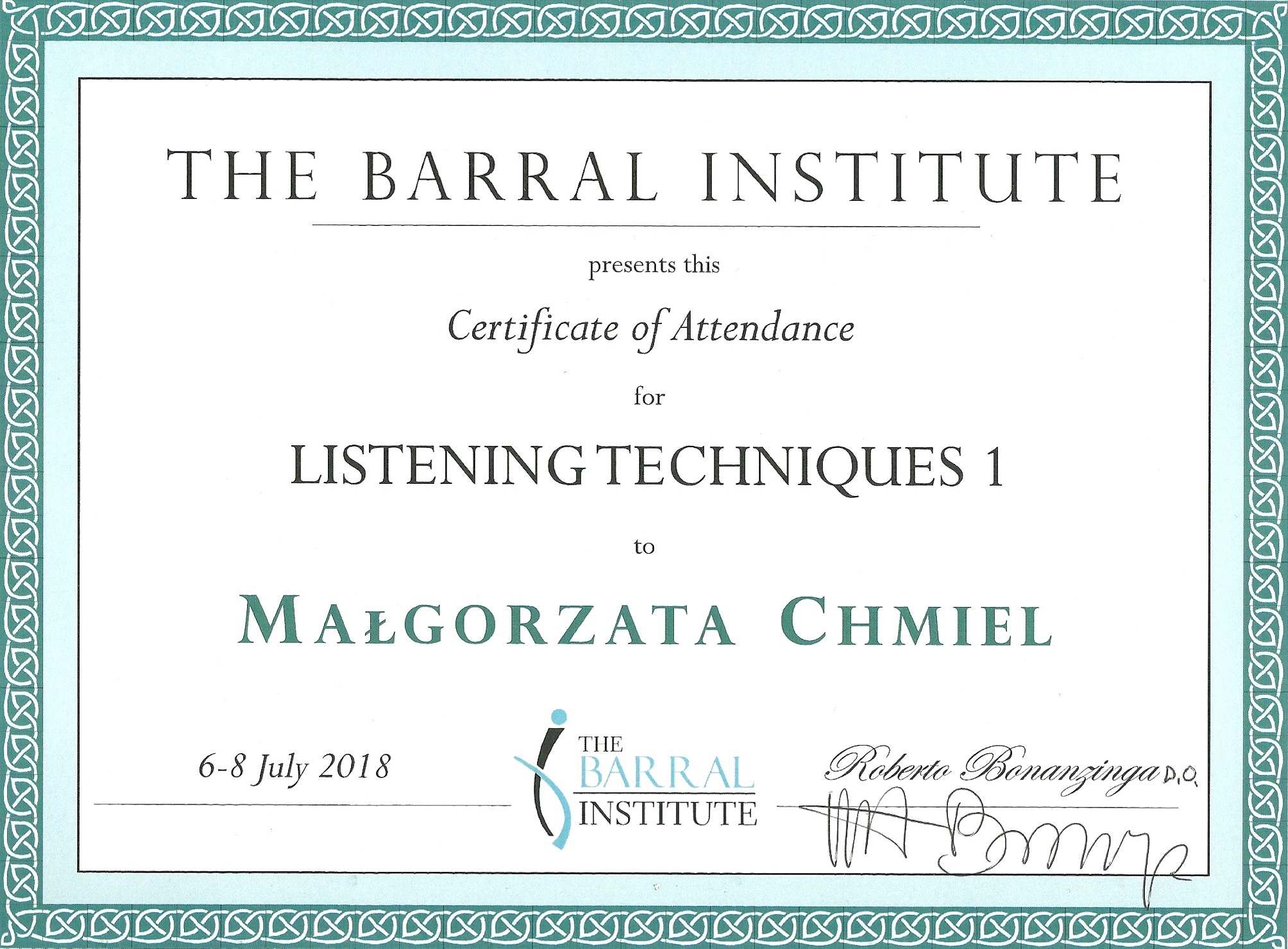 Listening Techniques - Barral Institute