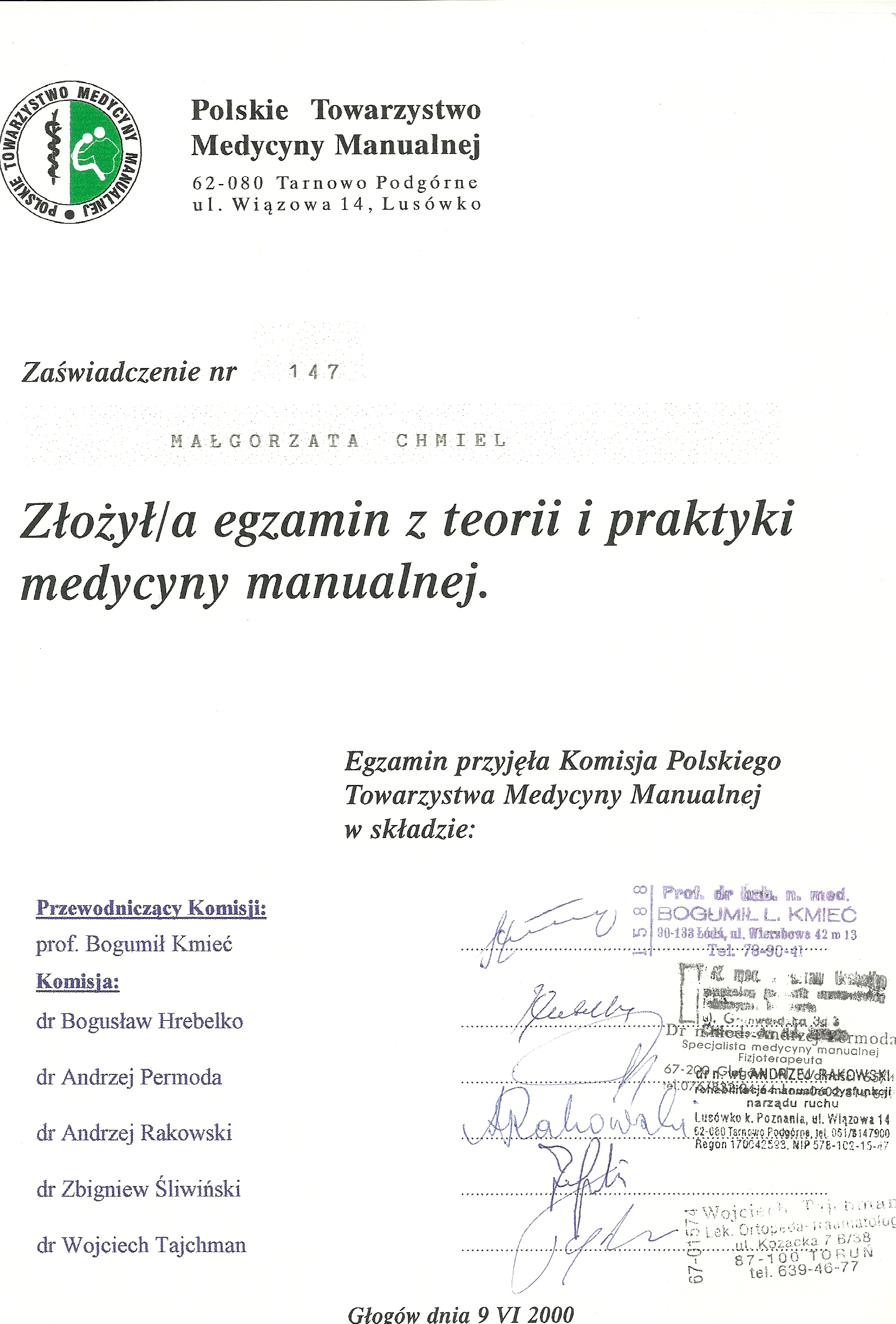 Terapia Manualna PTMM